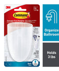 Clear Frosted Bath Razor Holder With Water Resistant Strip For Damage Free Organization In Shower Or Sink, 1 Holder Great For Dorm Rooms, Guest Baths, And Quick, Neat Storage