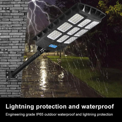 Led Solar Street Light Outdoor Waterproof 50000LM Super Bright Solar Powered Security Flood Light With Motion Sensor For Yard