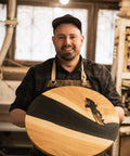 Rock Solid Router Circle Cutting Jig And Dead On Precision Router Guide for flawless rings on wooden table crafted by a woodworker.