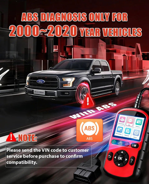 OBD2 Scanner AutoLink AL549 All In One Pro Grade Diagnostic Tool for Cars and SUVs with ABS Fault Check in use.