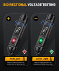 Pro Grade Heavy Duty Circuit Tester With Buzzer And 3 To 72V DC LED Voltmeter Automotive Light Tester With Illumination And Fuse Check Stainless Steel Probe And Safe ABS Body For Quick Electrical Diagnostics, bidirectional voltage testing red and green light