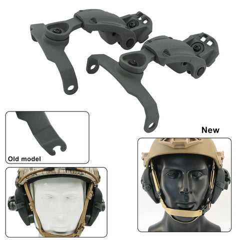 Heavy Duty Arc Rail Adapter For Tactical Helmets Slams Tight On Fast Ach And Mich Platforms Smooth Ride With Walkers Razor Electronic Earmuffs Range Ready And Dead Nuts Secure For Daily Drills