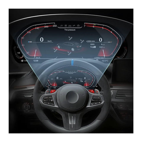 BMW 5 Series Digital Speedometer Dashboard Cluster Upgrade With Smart LCD Display Panel E60 E61 E63 E64 Plug And Play Install High Temp Circuitry For Reliable Idle And Smooth Acceleration, cockpit view