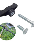 Universal Lawn Mower Handle Knob Bolt Kit With 4 Bolts Including 2 Long And 2 Short Replacement T Handle Knobs for mowers and equipment