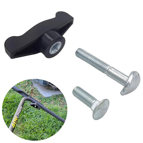 Universal Lawn Mower Handle Knob Bolt Kit With 4 Bolts Including 2 Long And 2 Short Replacement T Handle Knobs for mowers and equipment
