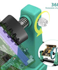 All In One Soldering Jig Kit For Electronics Assembly With Adjustable Fixing Fixture And Cable Clamp On Slip Base Rugged Yet Lightweight
