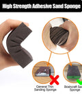 Must Have Pro Grade Diamond Hand Polishing Pads Set For Wet And Dry Use 50 100 200 400 Grits Foam Backing With Flexible Mesh
