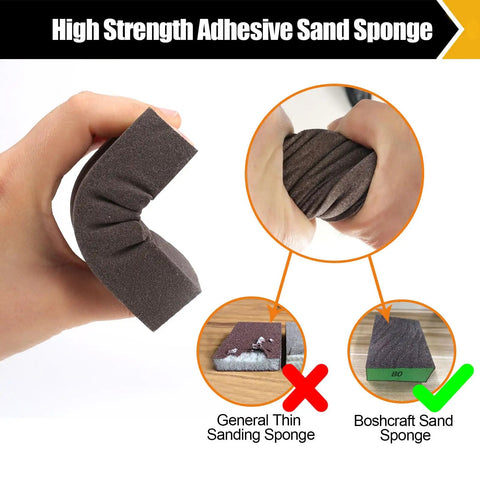 Must Have Pro Grade Diamond Hand Polishing Pads Set For Wet And Dry Use 50 100 200 400 Grits Foam Backing With Flexible Mesh