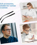 Kick Your Broken Frames Back To Life With This Heavy Duty TR90 Eyeglass Temple Replacement Kit includes screws for quick fixes.