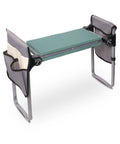 2 In 1 Garden Kneeler And Seat With Wide EVA Foam Kneeling Pad Detachable Tool Pouch Upgraded Folding Gardening Work Bench