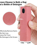 Three In One Screen Cleaner Kit With Touchscreen Mist Spray And Microfiber Cloth for Phones Glasses Tablets Laptops Car Displays