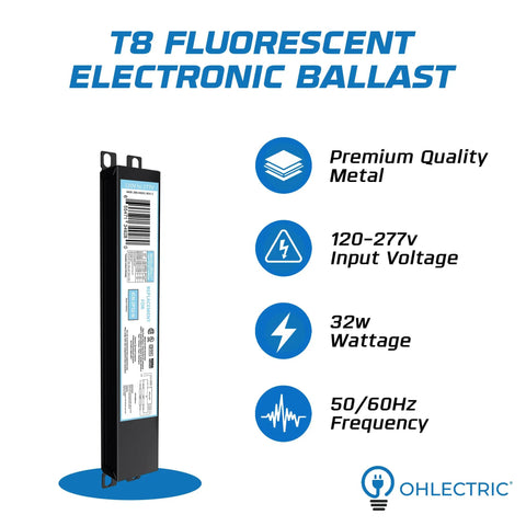 Ten Pack Replacement For ICN 4P32 SC 3 And 4 Lamp T8 Fluorescent Electronic Ballast premium quality specifications