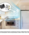 PTC Refrigerator Start Relay And Overload Protector Kit With 3 Pin 15 Ohm Starter And 1 4HP Overload shown in kitchen