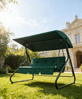 Weatherproof Replacement Canopy For Outdoor Swing Chairs Built To Last Waterproof 3-Seater Patio Swing Cover in garden