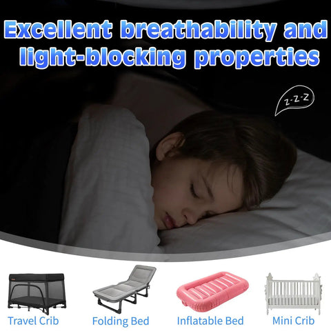 Zero Hassle Snap Together Blackout Tent For Pack And Play Is A Total Game Changer That Blocks Ninety Five Percent Of Light While Fitting Standard Playyards As Portable Nursery Sleep Pod With Handy Baby Monitor Pocket.