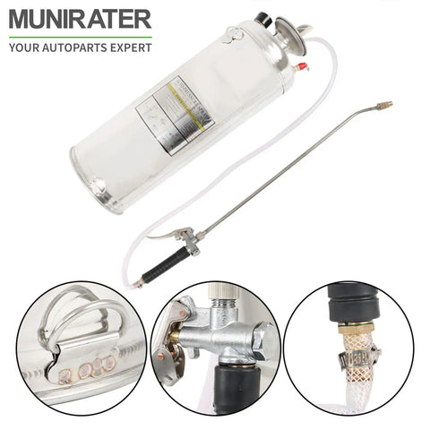 3.5 Gallon Stainless Steel Garden Sprayer With 20 Inch Spray Rod And 3 Foot Hose Built Tough For Lawn Care And Farm Spraying