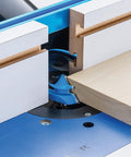 Router Bit Setup Jig For 45 Lock Miter Bits 22627 Precision Height Alignment Tool showing precise wood joint cut