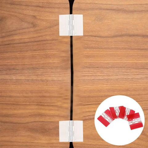 Self Adhesive Acrylic Cabinet Door Hinges 6pcs Folding Plastic Hinges 35x25mm Easy Install No Drill Needed on wood surface