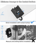 Beefy 12V 30A Waterproof Toggle Switch With 2ft Wire SPST On Off Latching Rocker 2 Pin Design For Marine RV Boat Electrical Systems Built Tough In Wet Conditions installed on panel