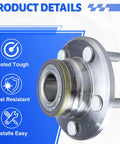 Front Wheel Bearing Hub Assembly 2x 513224 For 2005-2014 Chrysler 300, Dodge Challenger, Charger, Magnum 5 Lug Front Axle