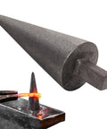 1 Inch Blacksmith Hardy Tool Cone Mandrel For Anvil Or Vise used in forge work, forming a perfect conical shape with hot metal