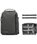 Prvke Zip 21L V4 Photography Bundle Weatherproof Travel Camera Backpack with Essential Camera Cube and straps shown separately