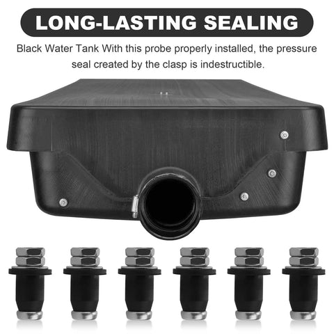 RV Water Tank Sensor Kit Six Pack For Fresh, Gray, And Black Tanks with durable screw-in probes for accurate gauge monitoring.