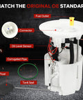 Diagram of Electric Fuel Pump Module Assembly For Ford Fusion And Lincoln MKZ 2013 To 2020 1.5L 1.6L 2.0L Four Cylinder