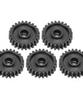Five Pieces Steel Servo Spur Gear Set With 24 Tooth Internal Spline And 0.8 Module For Precision Drive Systems