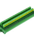 Beefy Heavy Duty Screw Mount Terminal Block Distribution Module, 30 Position, 24A Per Channel At 400V, 5.0mm Pitch, Cr3 Zinc Screws