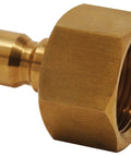 1/4-Inch Quick Coupler Plug With M22F Threads, Heavy Duty Brass Adapter For Pressure Washers, 4000 PSI Rating, 300 Degree Fahrenheit Max