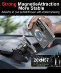 Magnetic Phone Mount For Tesla Model Y Juniper 2024 To 2026 And Model 3 Highland Hidden Dashboard Design holding smartphone