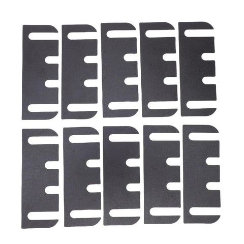 Door Hinge Shims For Quick Alignment And Precise Adjustment Five Eighths Inch Radius Corner Hinge Shim For Indoor Doors Injection Molded PVC Smooth Operation Easy Install For Home And Commercial Use