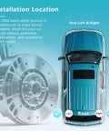Installation diagram for rear hub assembly on Hyundai and Kia