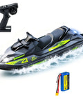 High Speed RC Boat For Kids And Adults With Jet Pump Propulsion 20 KMH Shallow V Hull Hidden Propeller featured with remote and battery