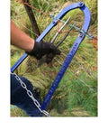 Effortless Fence Fixer Barbed Wire Stretcher And Tightener For Barbed Wire Electric Fence Wire Horse Fencing And Net Wire Fencing 60 Second Stretch For Water Gaps And Short Runs Made In The USA being used on a fence