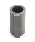 Front view of a metal shaft sleeve adapter with an 8x11 mm bore and machined flats along the length.