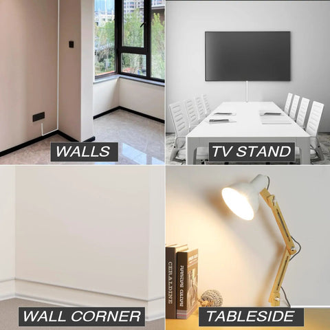 Game Changing 118 Inch Silicone Cord Cover For Walls With Strong Self Adhesive Backing Flexible Cable Manager To Nail Your TV Setup And Kick The Ugly Wires Straight To The Curb Today in various interior settings.
