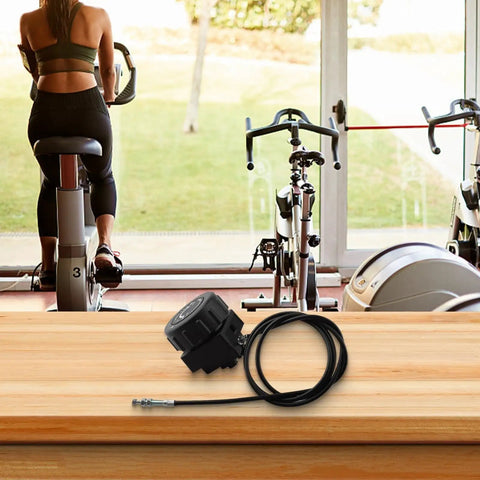 Dynamic Cycling Resistance Fine Tuning Rotary Adjuster With 8 And 10 Gear Cable Kit for fitness exercise bikes on table