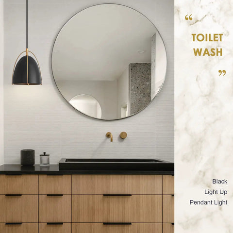 Dope Black Dome Pendant Light With Gold Trim For Kitchen Island And Dining Room Modern Hanging Fixture Over Bathroom Sink