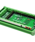 DIN Rail Mount Screw Terminal Block Adapter Module For Arduino Mega 2560 R3, 3.81mm Pitch, FR-4 Fiberglass PCB