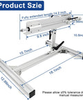 JQDML 24V reciprocating linear actuator on aluminum stand with remote control and speed controller