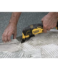 Using Atomic 20V Max Cordless Oscillating Tool Bare Tool With Brushless Motor Dual Grip Variable Speed Trigger Universal Accessory Adapter