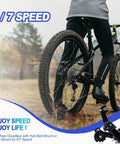 Beefed Up Rear Derailleur RD TZ31 A 6 7 Speed Hanger Mount Suspension installed on a mountain bike in outdoor setting