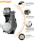 Washer Shift Actuator Kit With Pulley Clutch And Drive Belt For Whirlpool Kenmore Maytag Machines Pro Grade Upgraded W10913953 with material info