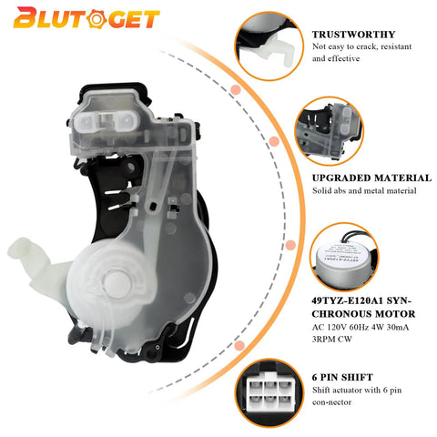 Washer Shift Actuator Kit With Pulley Clutch And Drive Belt For Whirlpool Kenmore Maytag Machines Pro Grade Upgraded W10913953 with material info
