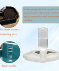 Two In One Reptile Water Bowl And Food Dish With Auto Fill Bottle, BPA free, sturdy, no sharp corners, water outlet, 300 ml.
