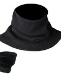 Keep Your Neck Covered With This Heavy Duty Kevlar Welding Neck Gaiter Stops Hot Sparks And Flying Embers During Real Grind Shifts On The Job Site Or In The Shop In Black Large, showcasing the black neck gaiter.