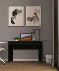 Adjustable Gaming Computer Desk With Dual Storage Drawers And Smooth Height Control in modern home office setup.