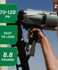 Beast Pro Grade Framing Nailer For Flooring And Roof Decking, Pneumatic Power Tool With Selectable Trigger, Rafter Hook